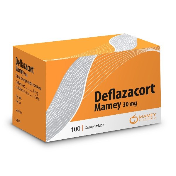 DEFLAZACORT MAMEY 30MG 100 COMPRIMIDOS C/B (CADA BLISTER)