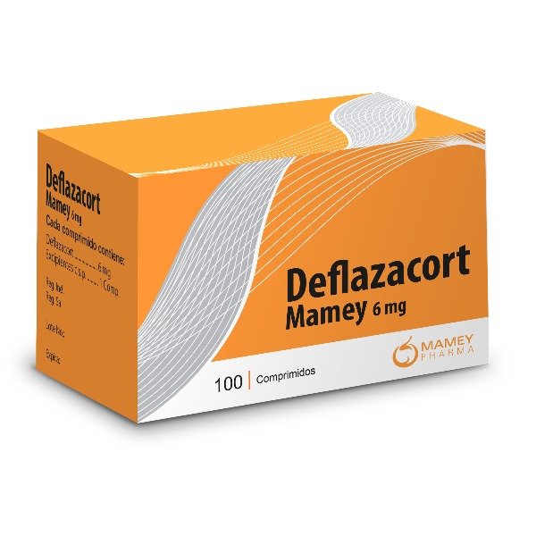 DEFLAZACORT MAMEY 6MG 100 COMPRIMIDOS C/B (CADA BLISTER)