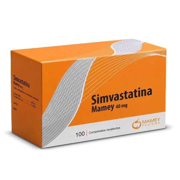 SIMVASTATINA MAMEY 40MG 100 COMPRIMIDOS C/B (CADA BLISTER)