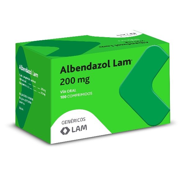 ALBENDAZOL LAM 200MG 100 COMPRIMIDOS C/U (CADA UNIDAD)