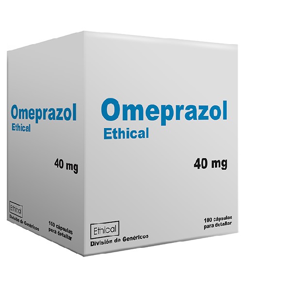 OMEPRAZOL ETHICAL 40MG 100 CAPSULAS C/U (CADA UNIDAD)