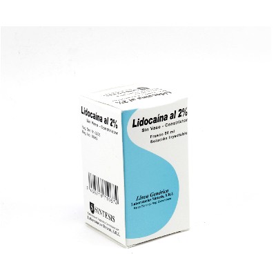 LIDOCAINA 2% S/E IM 50ML SINTESIS