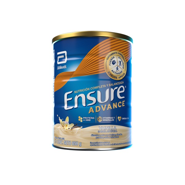 ENSURE ADVANCE SABOR VAINILLA 850G* (POLVO)