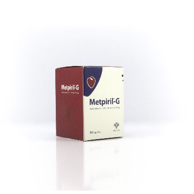 METPIRIL G 1G/2MG 30 CAPLETAS