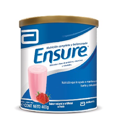 ENSURE SABOR FRESA 400G* (POLVO)
