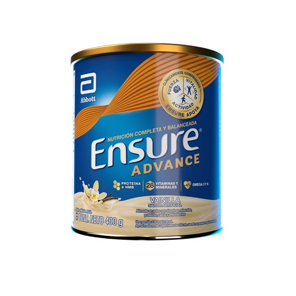 ENSURE ADVANCE SABOR VAINILLA 400G* (POLVO)