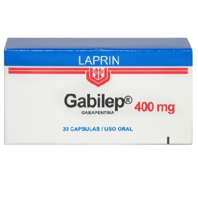 GABILEP 400 MG 30 CAPSULAS