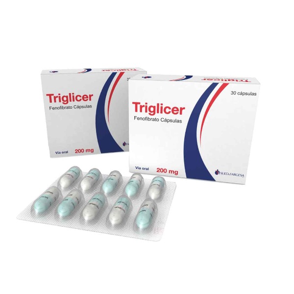 TRIGLICER 200MG 30 CAPSULAS