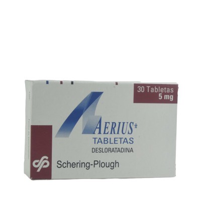 AERIUS 5MG 30 TABLETAS C/B (CADA BLISTER)(15)