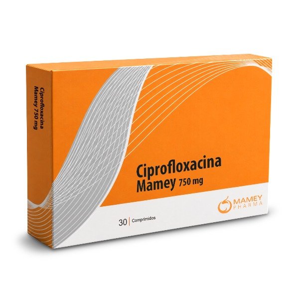 CIPROFLOXACINA MAMEY 750MG 30 COMPRIMIDOS C/U (CADA UNIDAD)