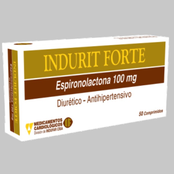 INDURIT FORTE 100MG 50 COMPRIMIDOS C/B (CADA BLISTER)