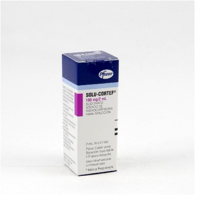 SOLU-CORTEF 100MG VIAL + AGUA DES.