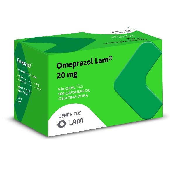 ESOMEPRAZOL LAM 20MG 100 COMPRIMIDOS C/U (CADA UNIDAD)