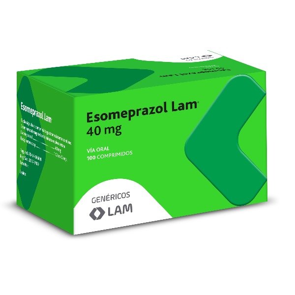 ESOMEPRAZOL LAM 40MG 100 COMPRIMIDOS C/U (CADA UNIDAD)