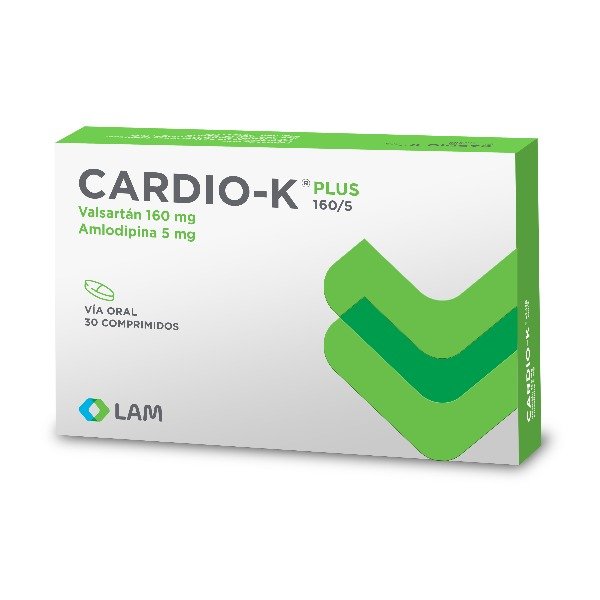 CARDIO K PLUS 160/5 30 COMPRIMIDOS
