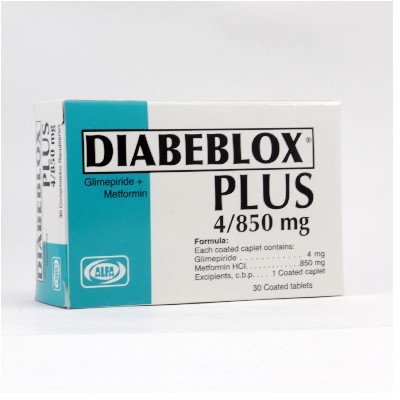 DIABEBLOX PLUS 4/850 30 TABLETAS