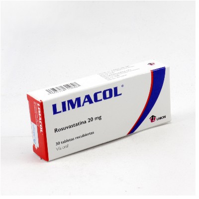 LIMACOL 20 MG 30 TABLETAS