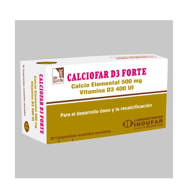 CALCIOFAR D3 FORTE 30 COMPRIMIDOS