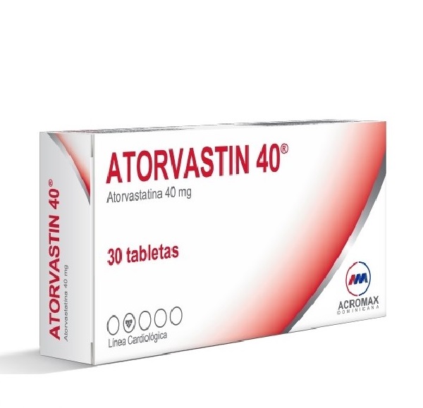 ATORVASTIN 40MG 30 TABLETAS