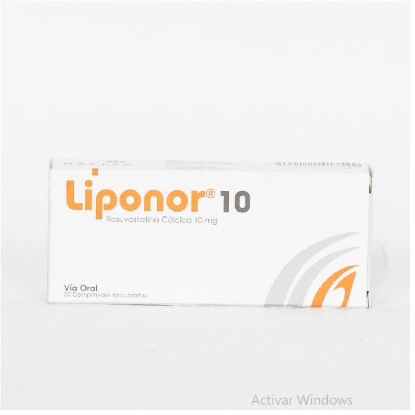 LIPONOR 10 MG 30 COMPRIMIDOS