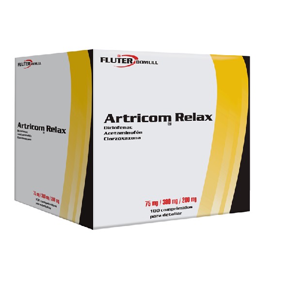 ARTRICOM RELAX 100 COMPRIMIDOS C/U (CADA UNIDAD)