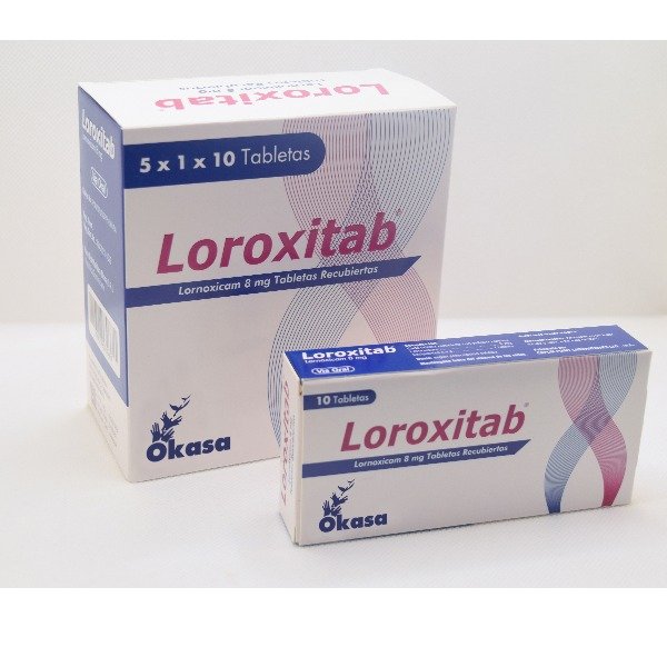 LOROXITAB 8MG 50 TABLETAS C/B (CADA BLISTER)