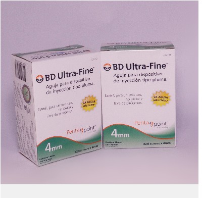 BD PEN ULTRA FINE AGUJA 32G 4 MM 10 10021