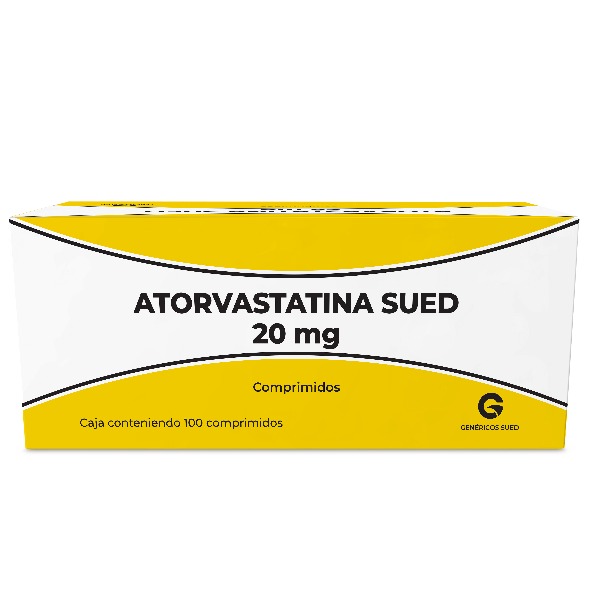 ATORVASTATINA SUED 20MG 50 COMPRIMIDOS C/B (CADA BLISTER)