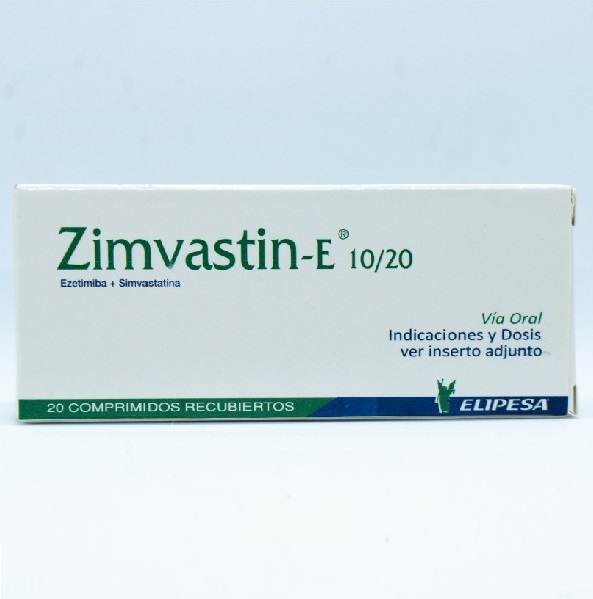 ZIMVASTIN E 10/20MG 20 COMPRIMIDOS