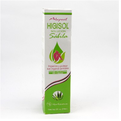 HIGISOL SOLUCION ALOE VERA 8 OZ
