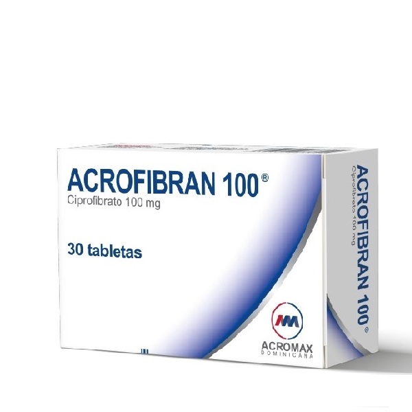 ACROFIBRAN 100MG 30 TABLETAS