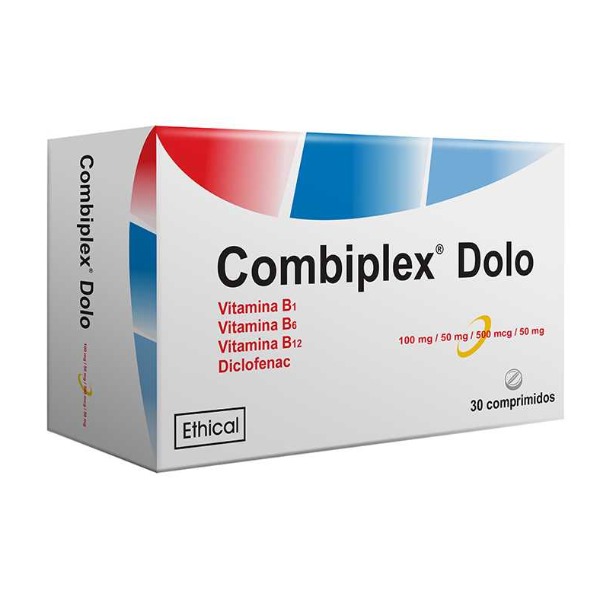 COMBIPLEX DOLO 30 COMRPIMIDOS C/B (CADA BLISTER)**(6)