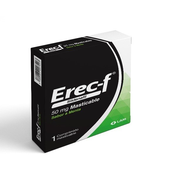 EREC F 50MG 1 COMPRIMIDO MASTICABLE MENTA