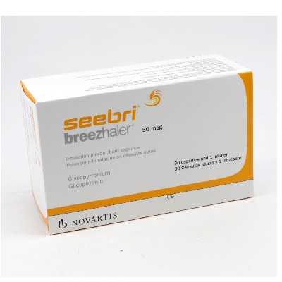 SEEBRI BREEHALER 50MCG 30 CAPSULAS + 1 INHALADOR