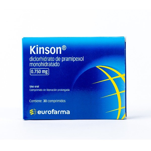 KINSON 0.750MG 30 COMPRIMIDOS