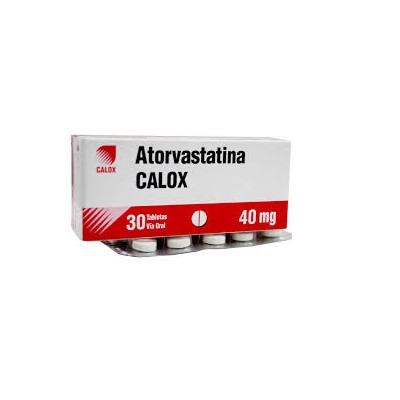 ATORVASTATINA CALOX 40MG 30 TABLETAS