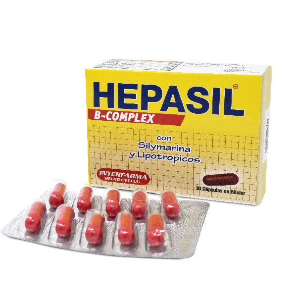 HEPASIL B COMPLEX 30 CAPSULAS