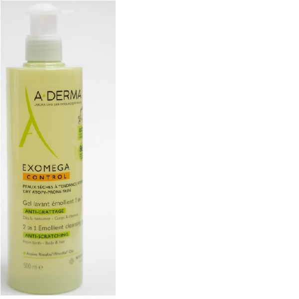 A-DERMA EXOMEGA CONTROL ACEITE EMOLIENTE DE BAÑO 500ML* (6567)