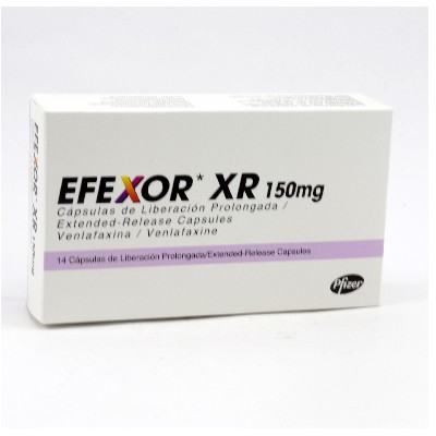 EFEXOR XR 150MG 14 CAPSULAS
