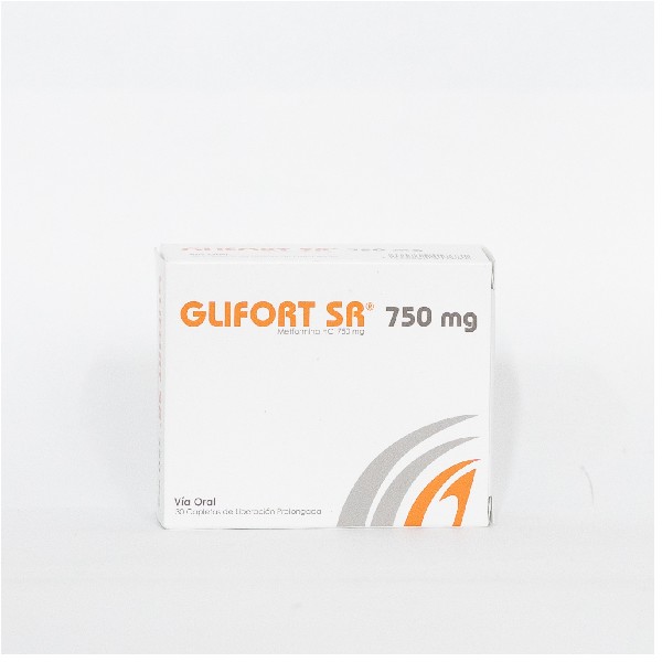 GLIFORT SR 750MG 30 TABLETAS