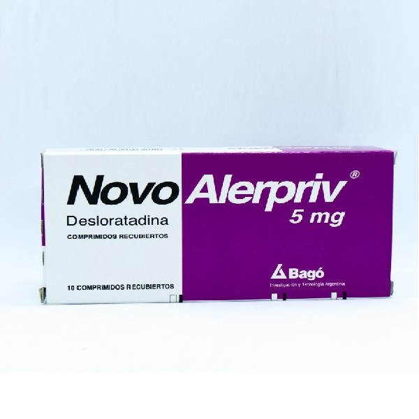 NOVO ALERPRIV 5 MG 10 COMPRIMIDOS