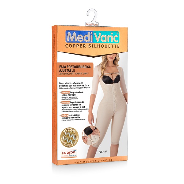FAJA POSTQUIRURGICA AJUSTABLE NEGRO XS MEDIVARIC* (F126P0604)