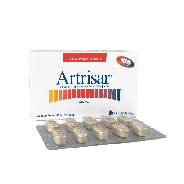 ARTRISAR 50 CAPLETAS C/B (CADA BLISTER)