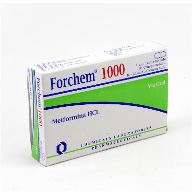 FORCHEM 1000MG 30 CAPLETAS