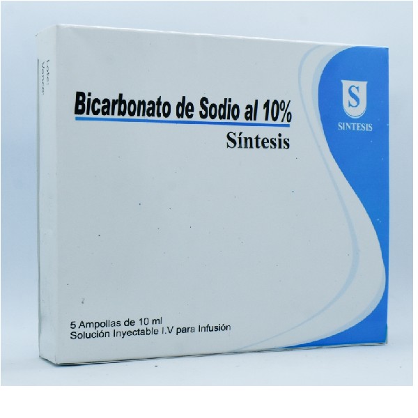 BICARBONATO DE SODIO AL 10% 5 AMPOLLA SINTESIS