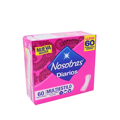 NOSOTRAS DIARIOS MULTIESTILO 60 UNID