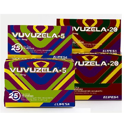 VUVUZELA 5MG 25 COMPRIMIDOS C/U (CADA UNIDAD)