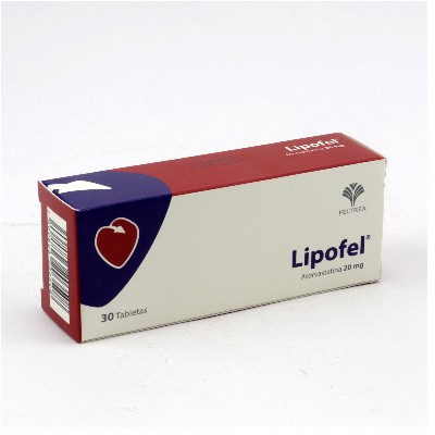 LIPOFEL 20MG 30 TABLETAS