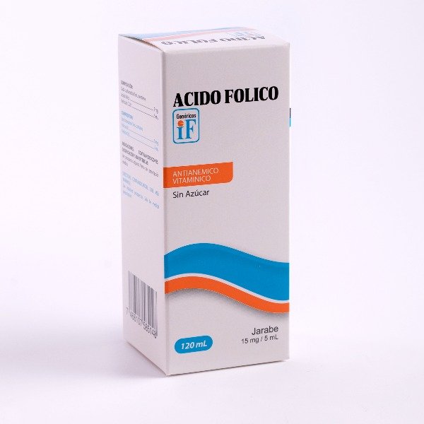 ACIDO FOLICO IF JARABE 120 ML.