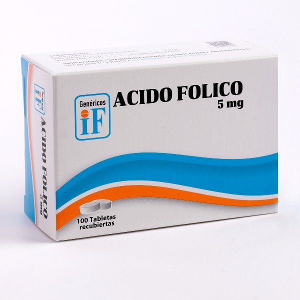 ACIDO FOLICO IF 5MG 100 TABLETAS C/B (CADA BLISTER)